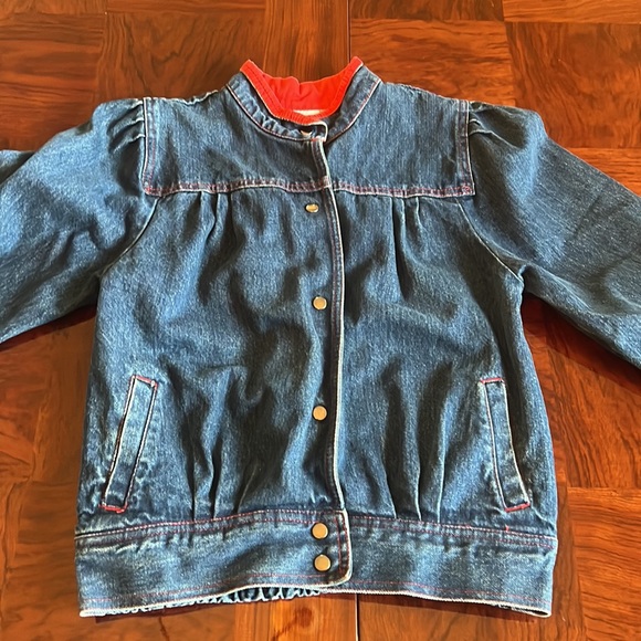 Silver Unicorn *Vintage* Jean Jacket, Size: M (10-12) **NWT** - Picture 2 of 9